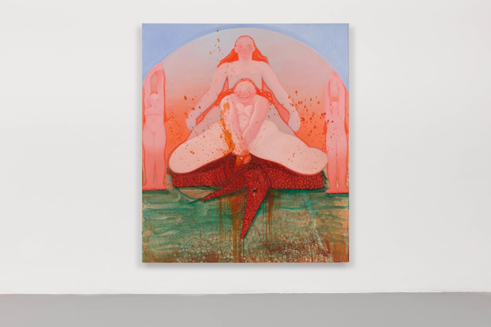 Sofia Mitsola, Crocodilian Tears (O.H Golden Red Baroque), 2021