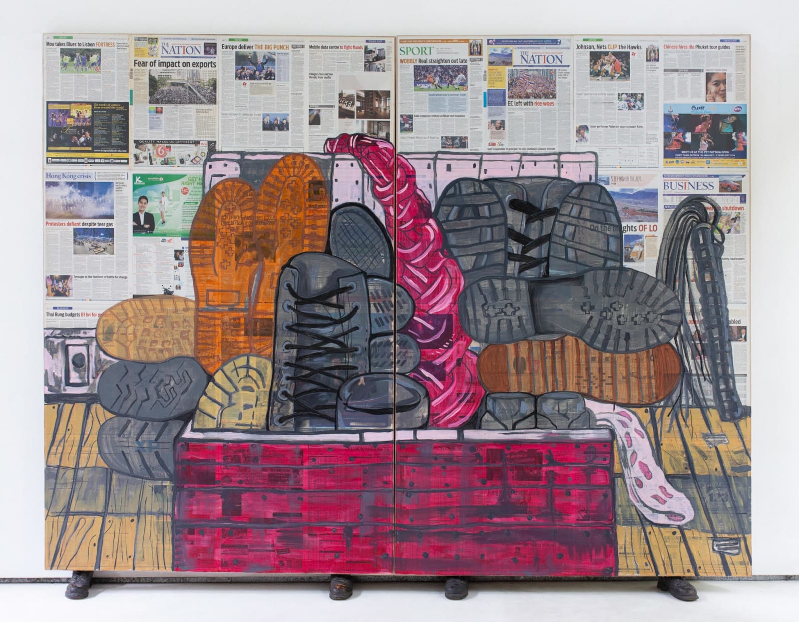 Rirkrit Tiravanija, untitled (immoral compass), 2018