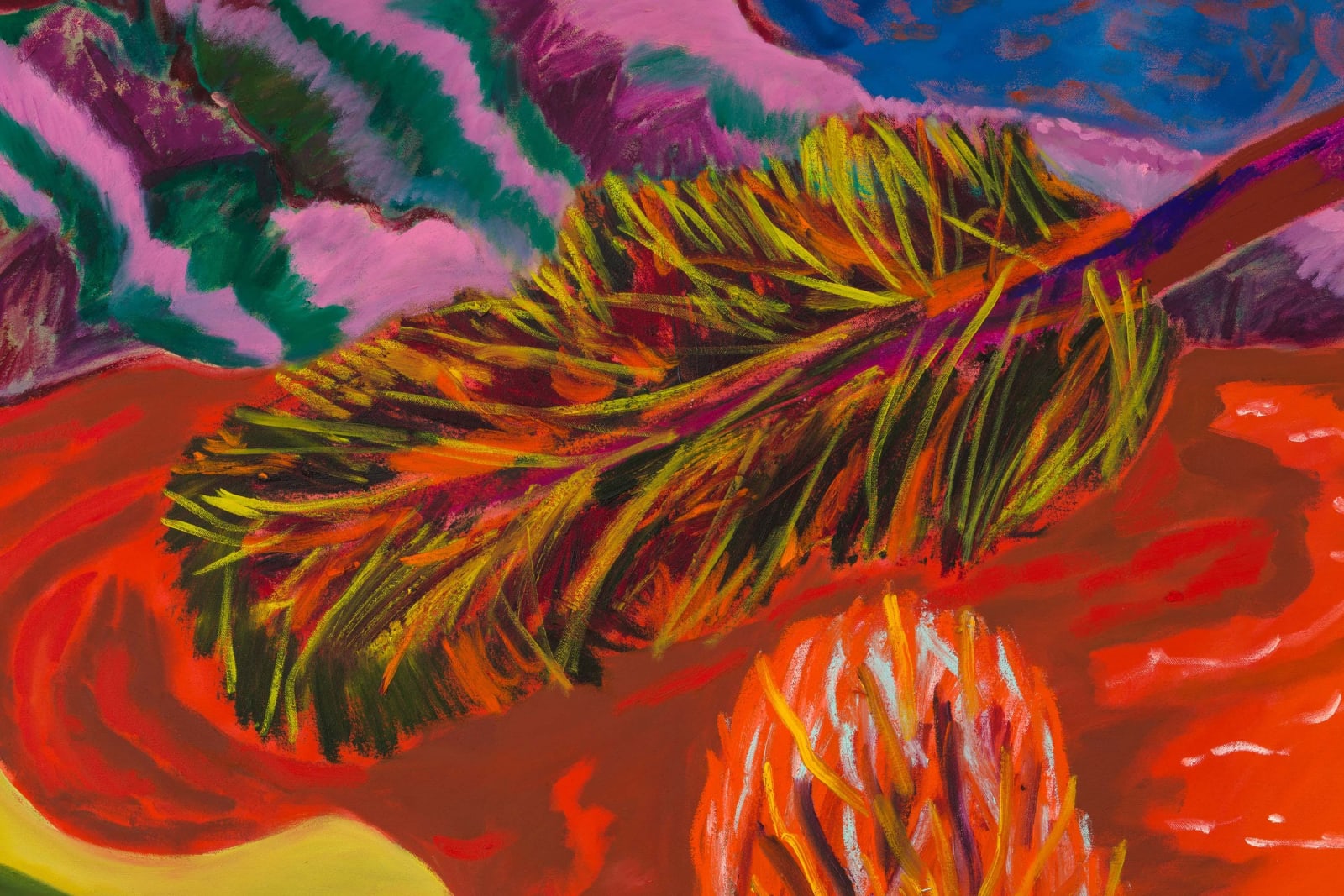 Shara Hughes, Collide, 2022