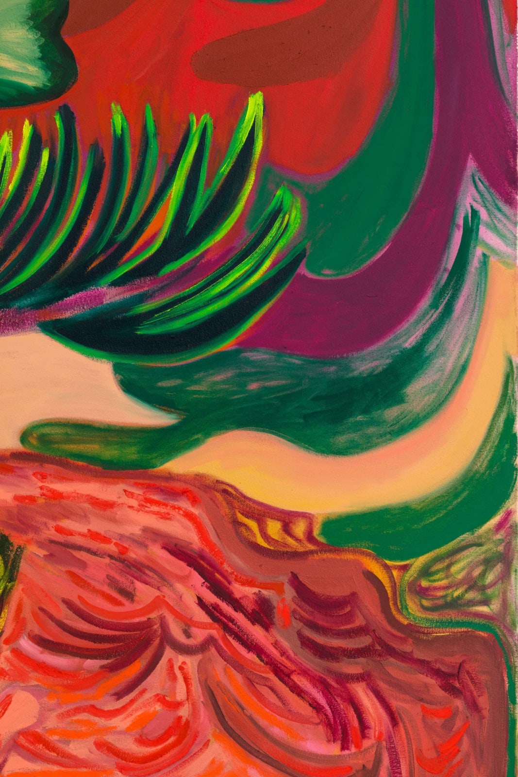 Shara Hughes, Collide, 2022