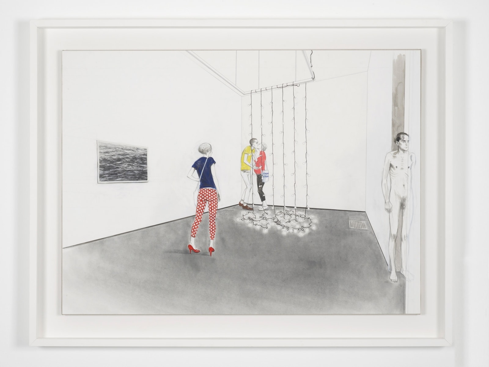 Charles Avery, Untitled (It Means It Means; Celmins, Sturtevant), 2013