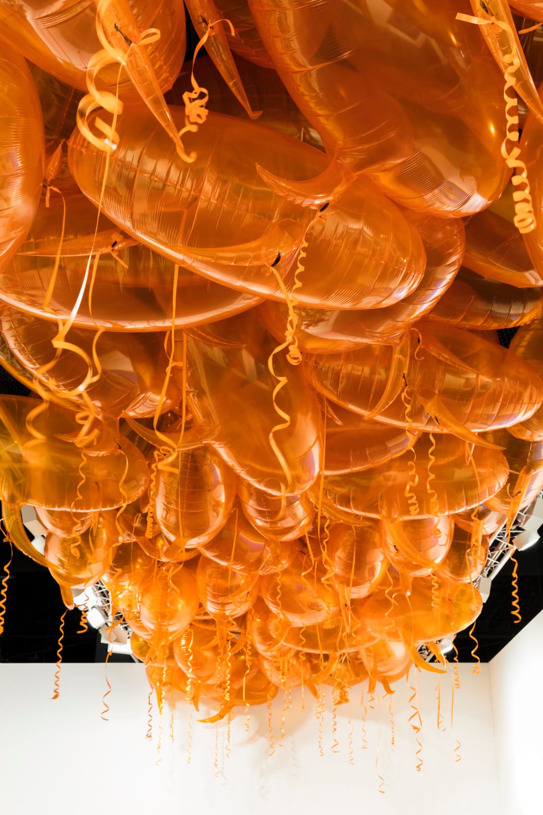 Philippe Parreno, Speech Bubbles (Transparent Orange), 2016
