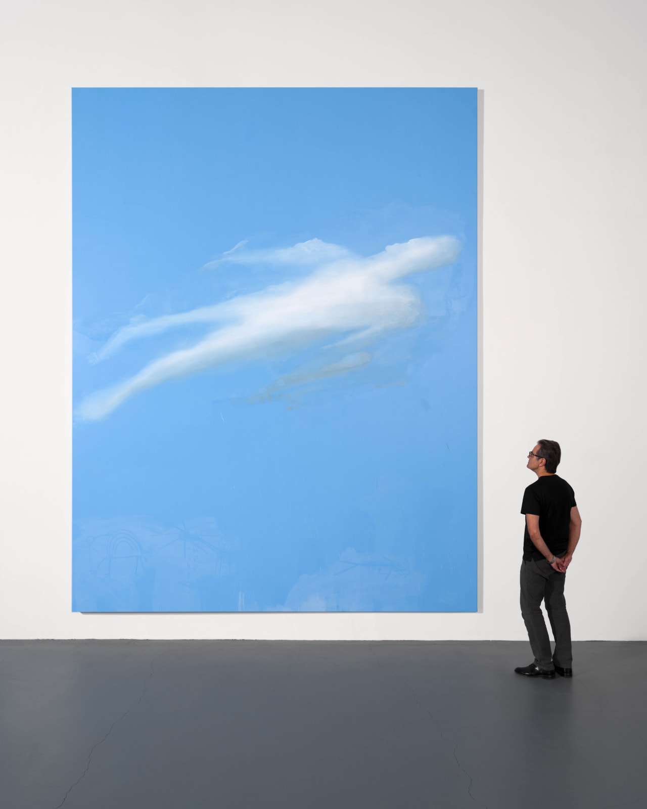 Tala Madani, Cloud Mommy (Sleep), 2022