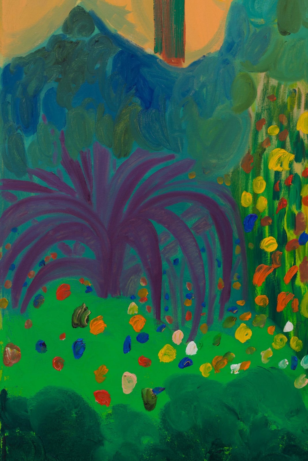 Shara Hughes, Growing Pains, 2022