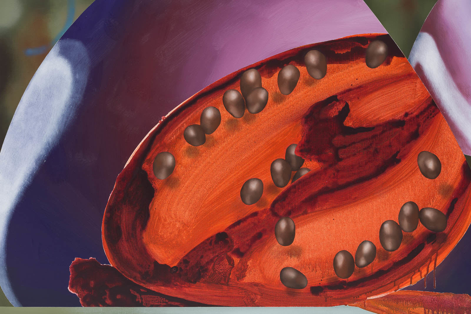 Vivien Zhang, Modified Plates (Sterculia), 2024