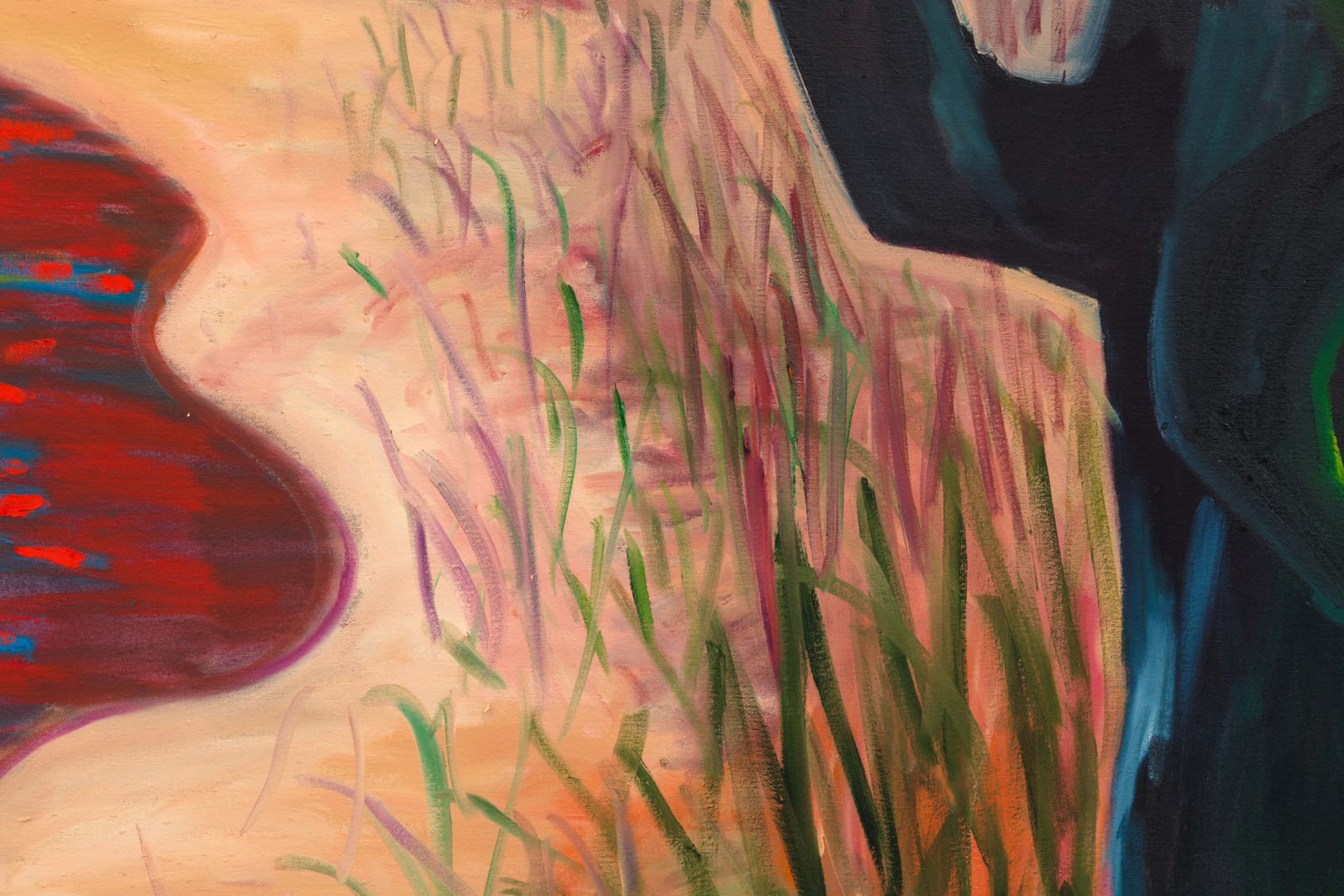 Shara Hughes, Collide, 2022