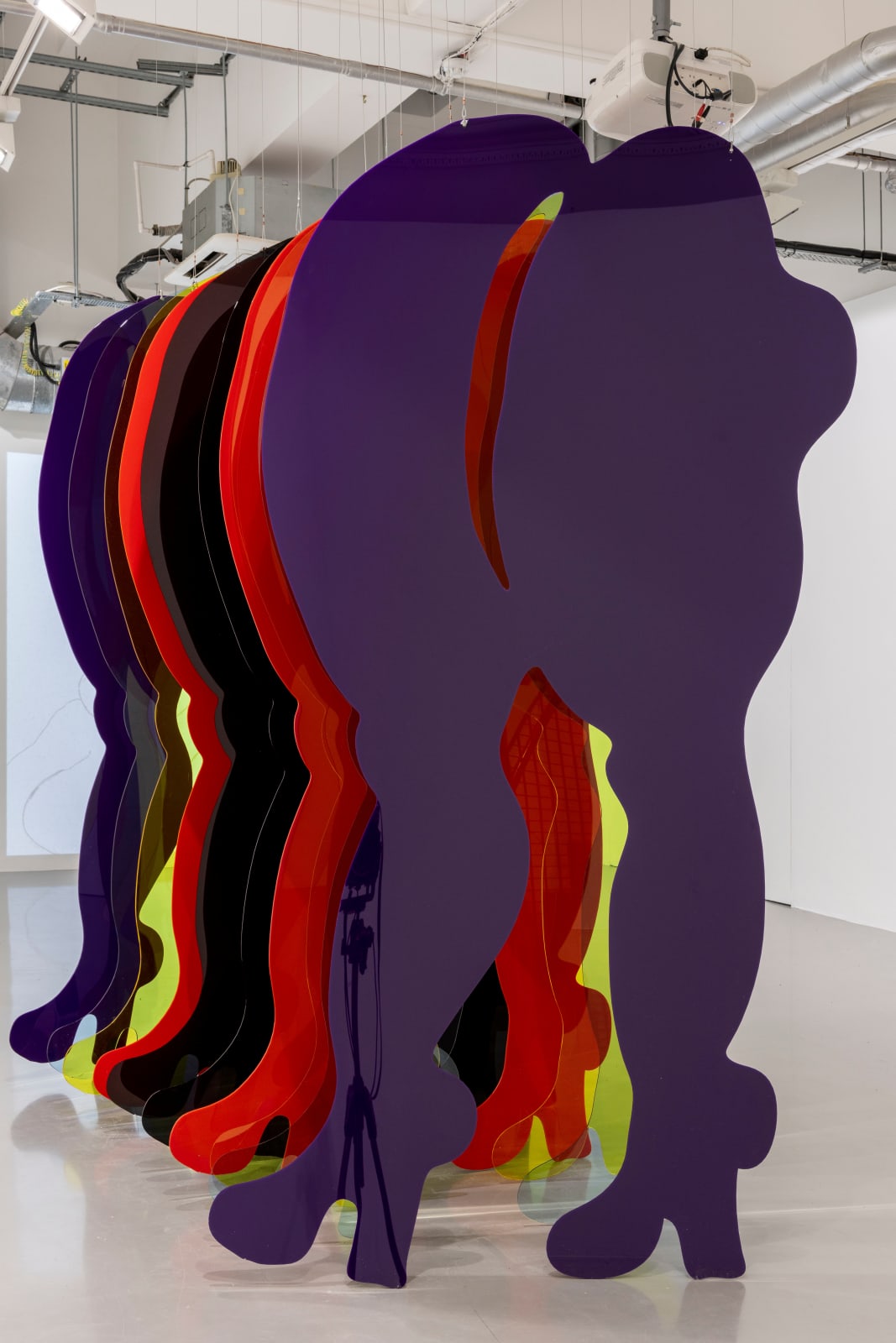 Tschabalala Self, Knock Knee, 2019