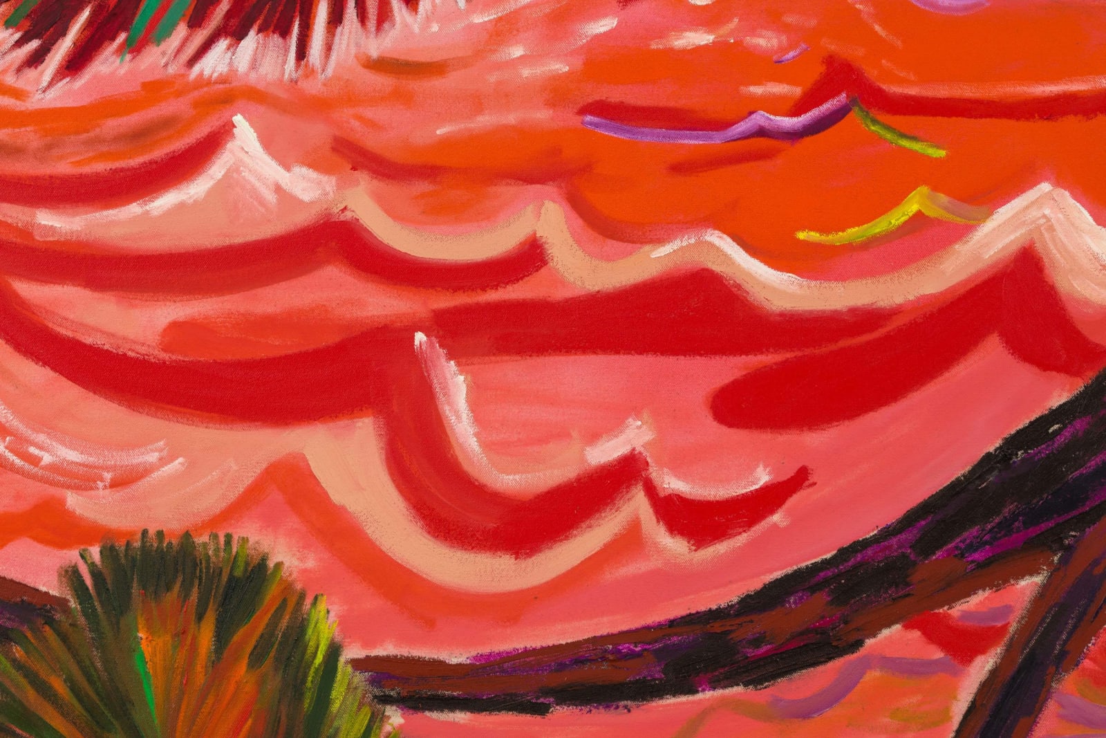 Shara Hughes, Collide, 2022