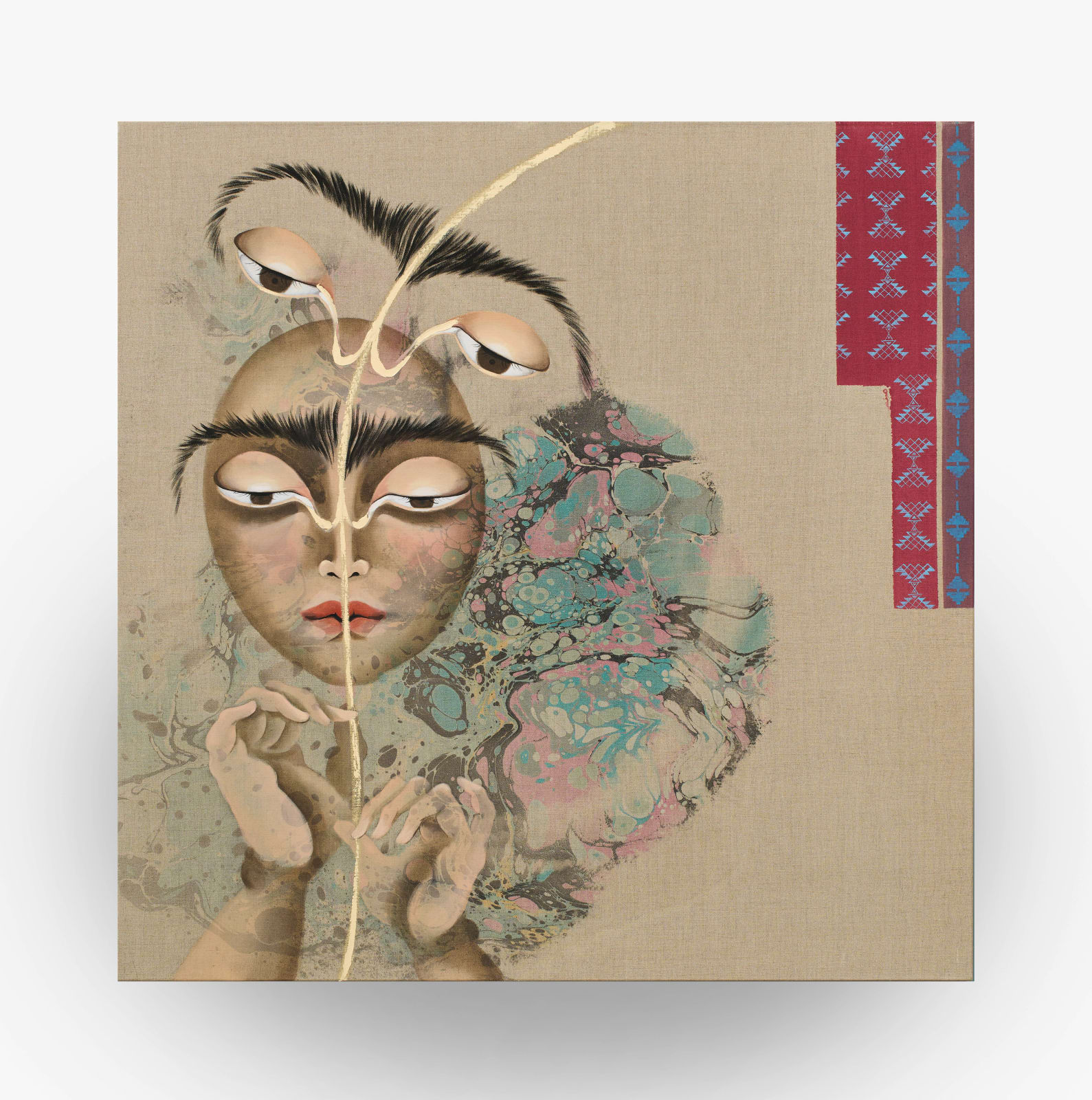 Hayv Kahraman, Look Me in the Eyes, No. 5, 2023