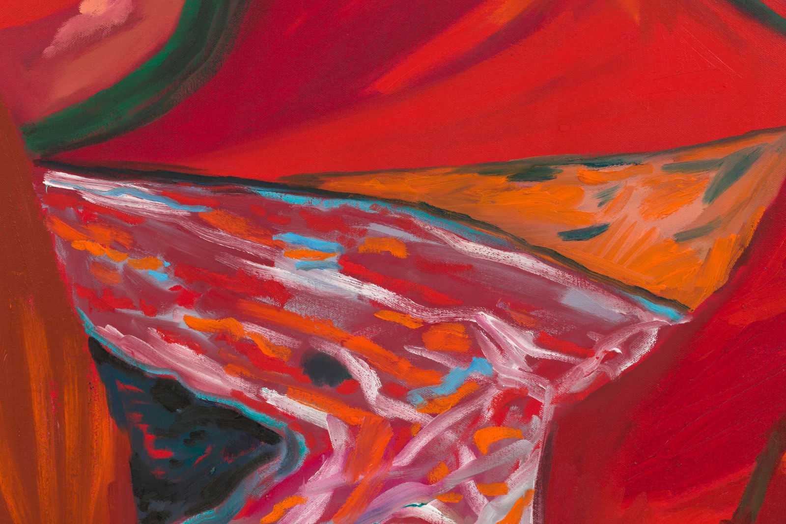 Shara Hughes, Fire Inside Me, 2022