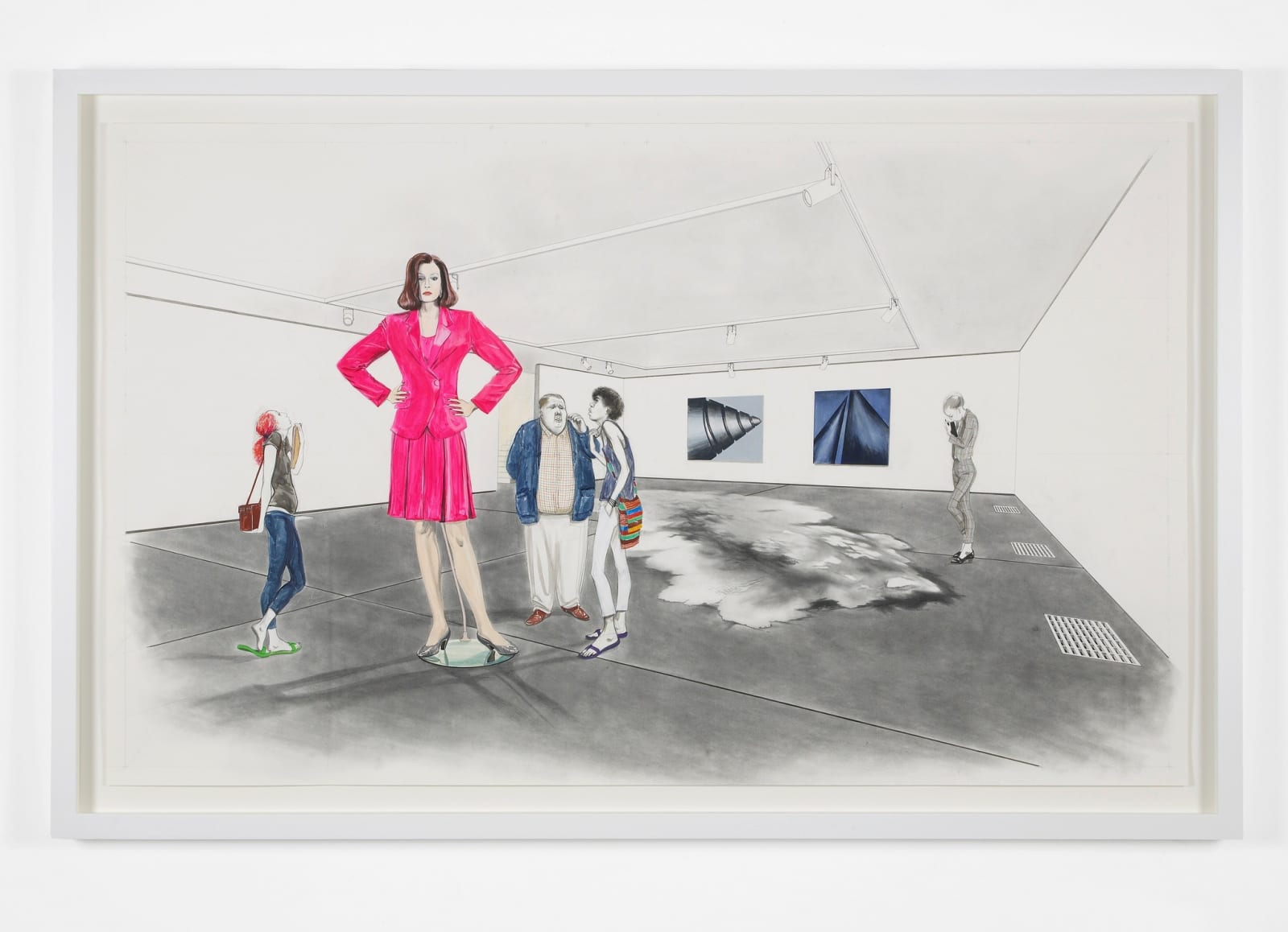 Charles Avery, Untitled (It means It Means, Hiorns, Lozano, Ray), 2013