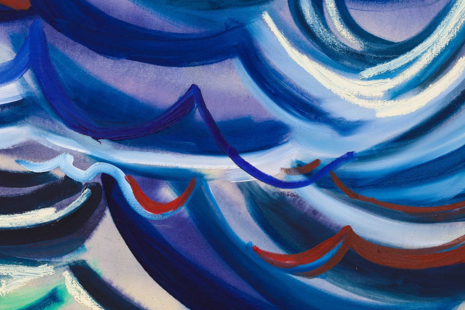Shara Hughes, Some Seas Just Don't Mix, 2023