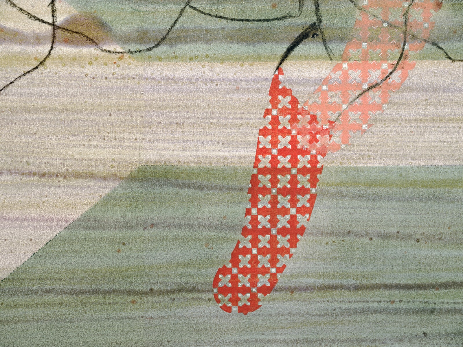 Hayv Kahraman, Green AntiBody, 2020