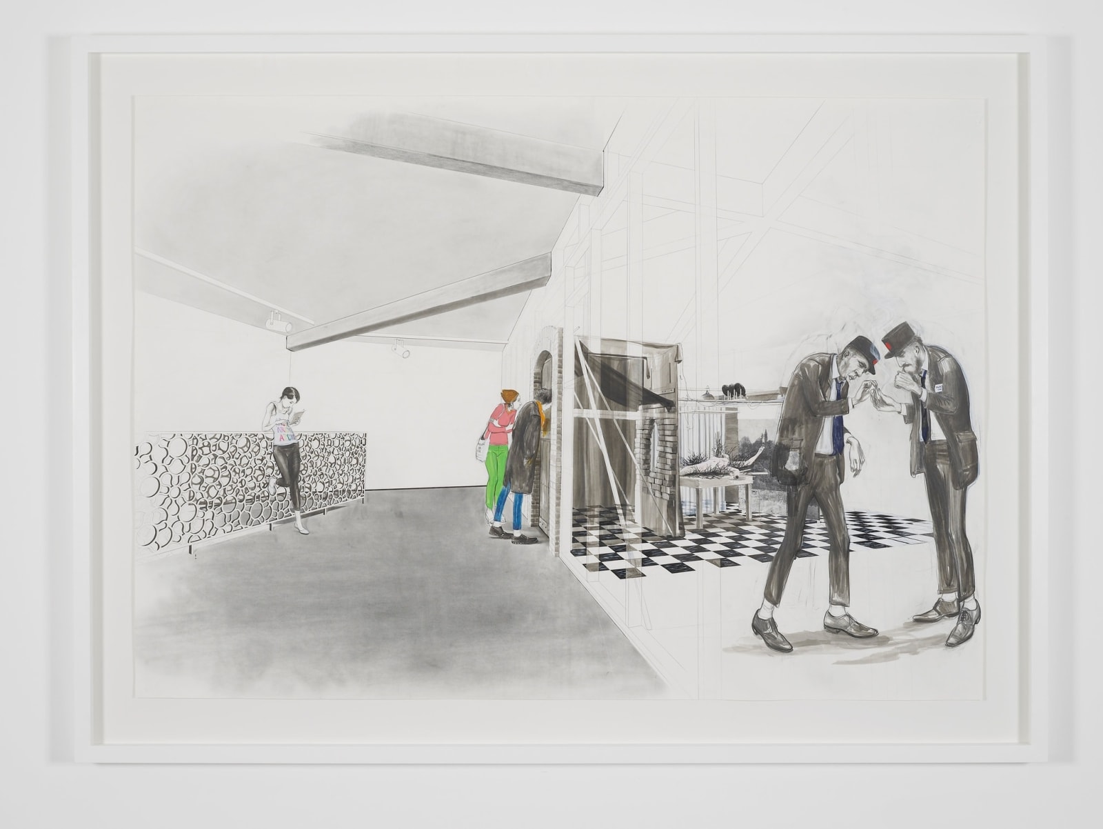 Charles Avery, Untitled (It Means It Means; Duchamp Etant Donnes), 2012
