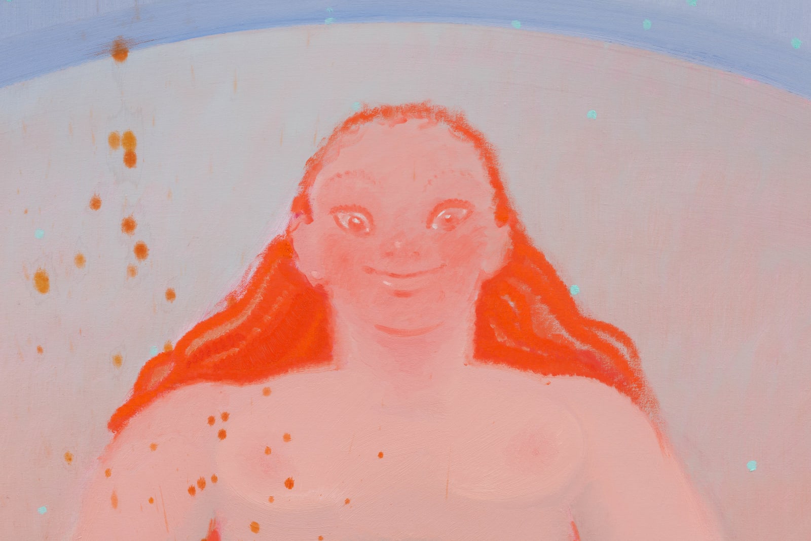 Sofia Mitsola, Crocodilian Tears (O.H Golden Red Baroque), 2021