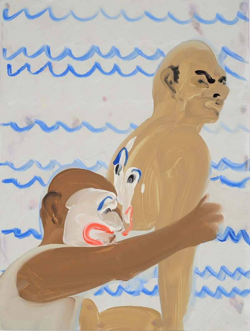 Tala Madani, Spreading Clown, 2008