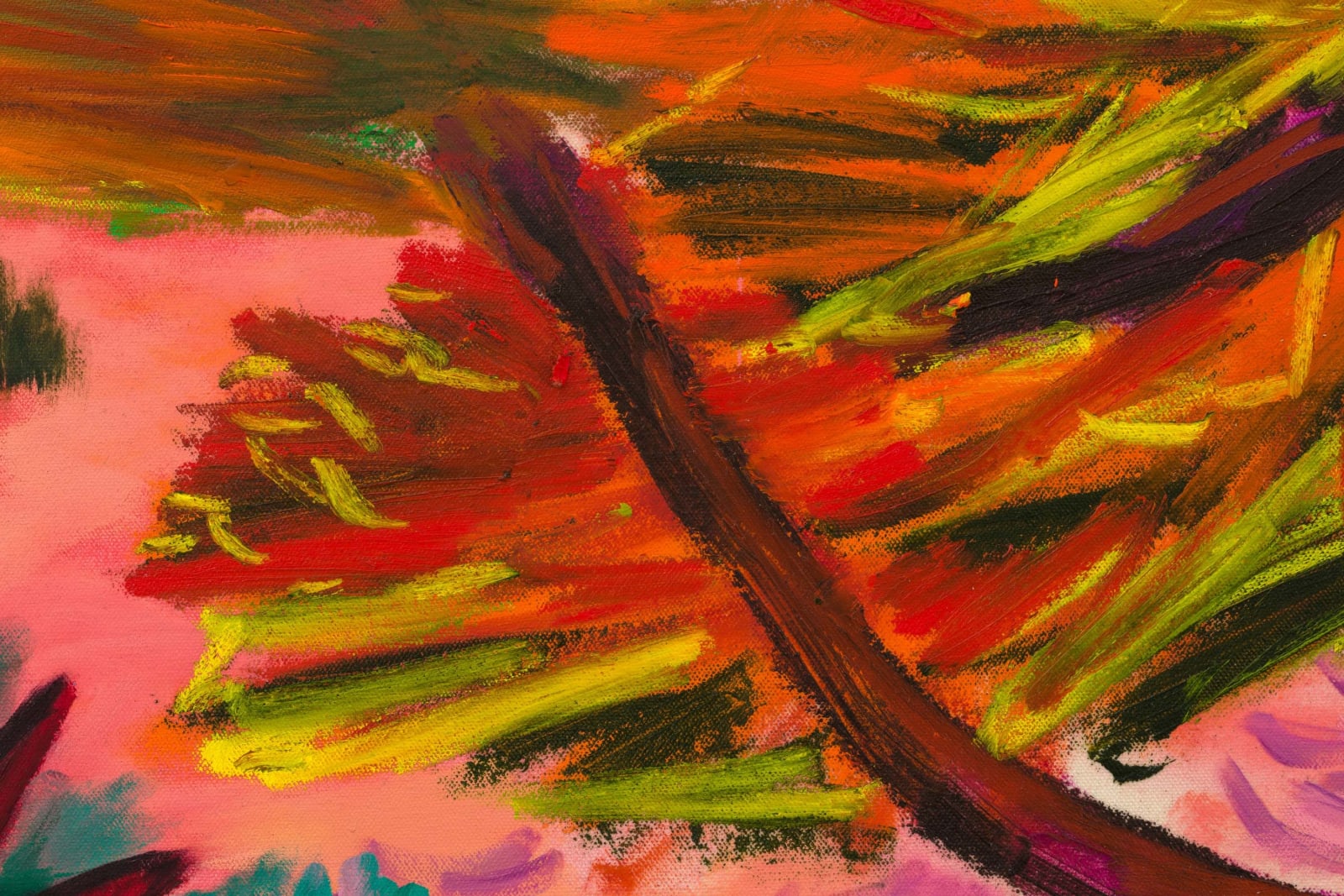 Shara Hughes, Collide, 2022