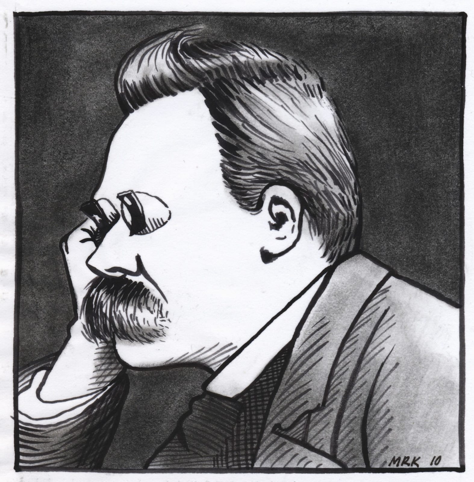 Mary Reid Kelley, Nietzsche, 2010