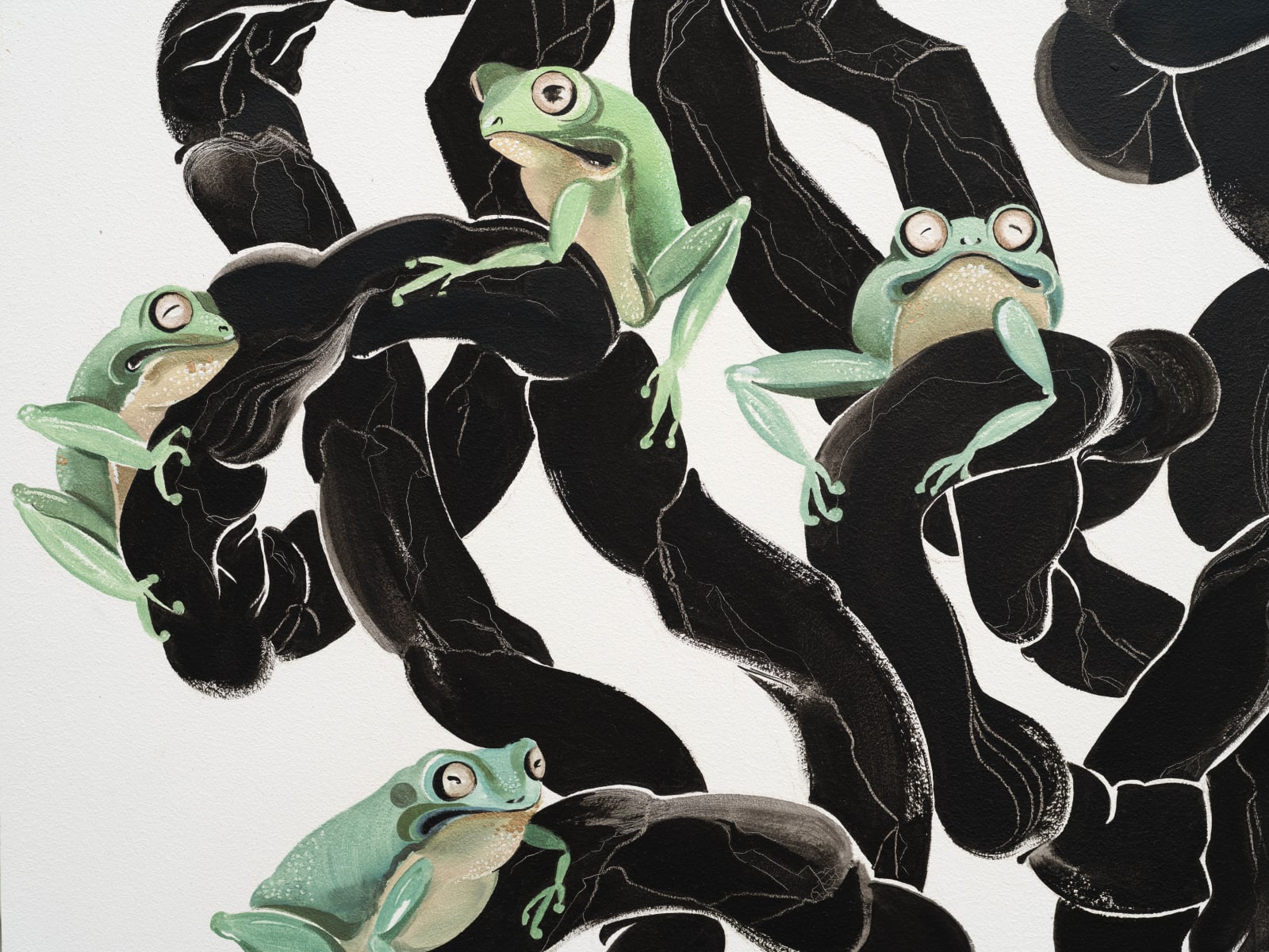 Hayv Kahraman, Brain Frog, 2022