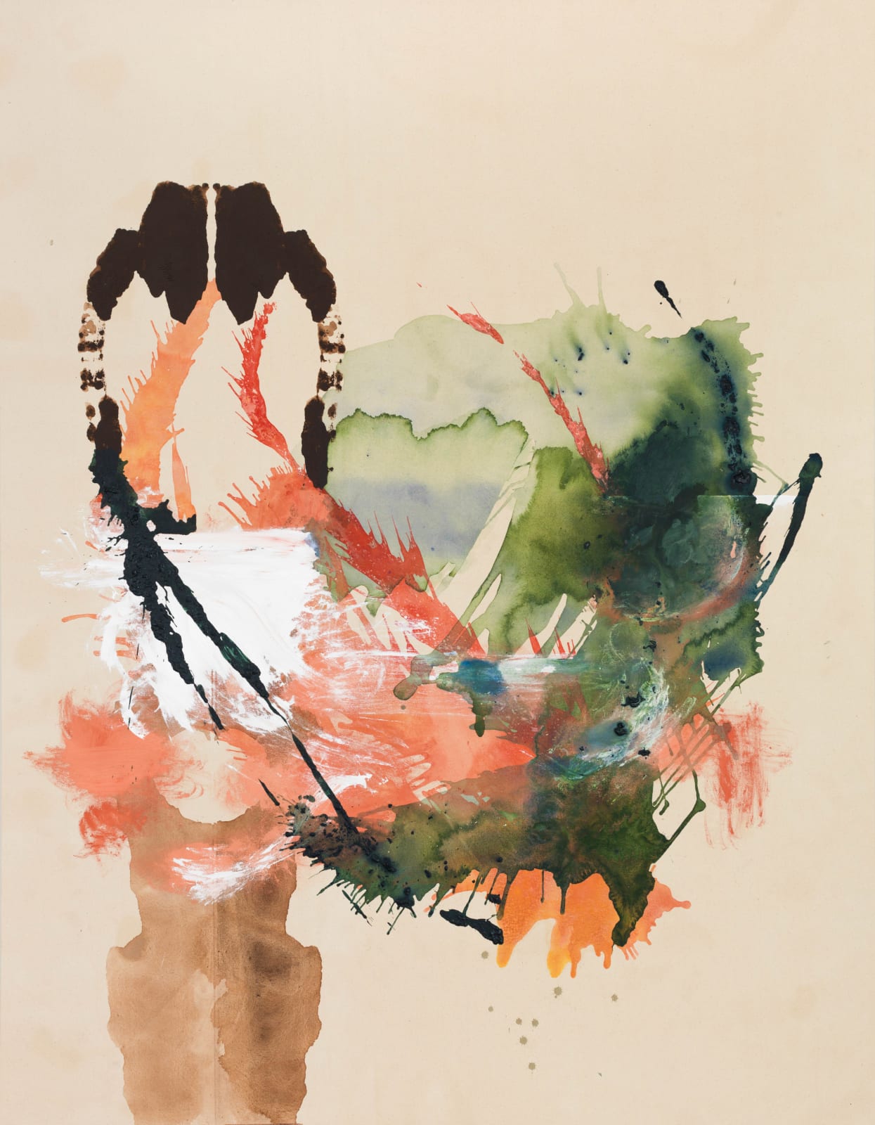 Elizabeth Neel, Double Wrangle, 2017