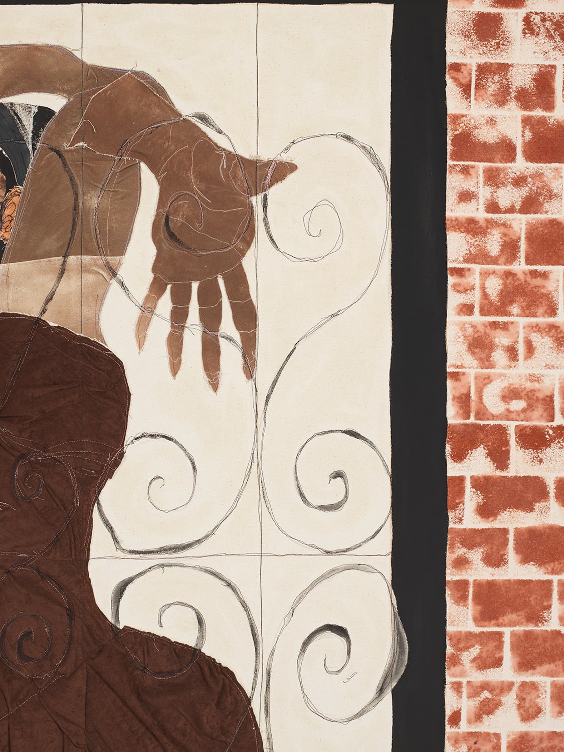 Tschabalala Self, Window, 2019