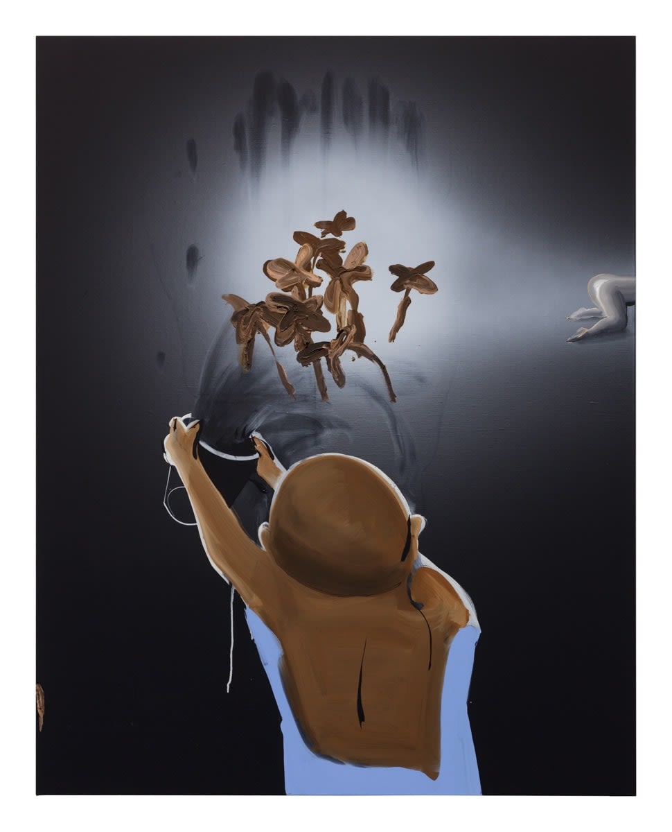 Tala Madani, The gardener, 2016