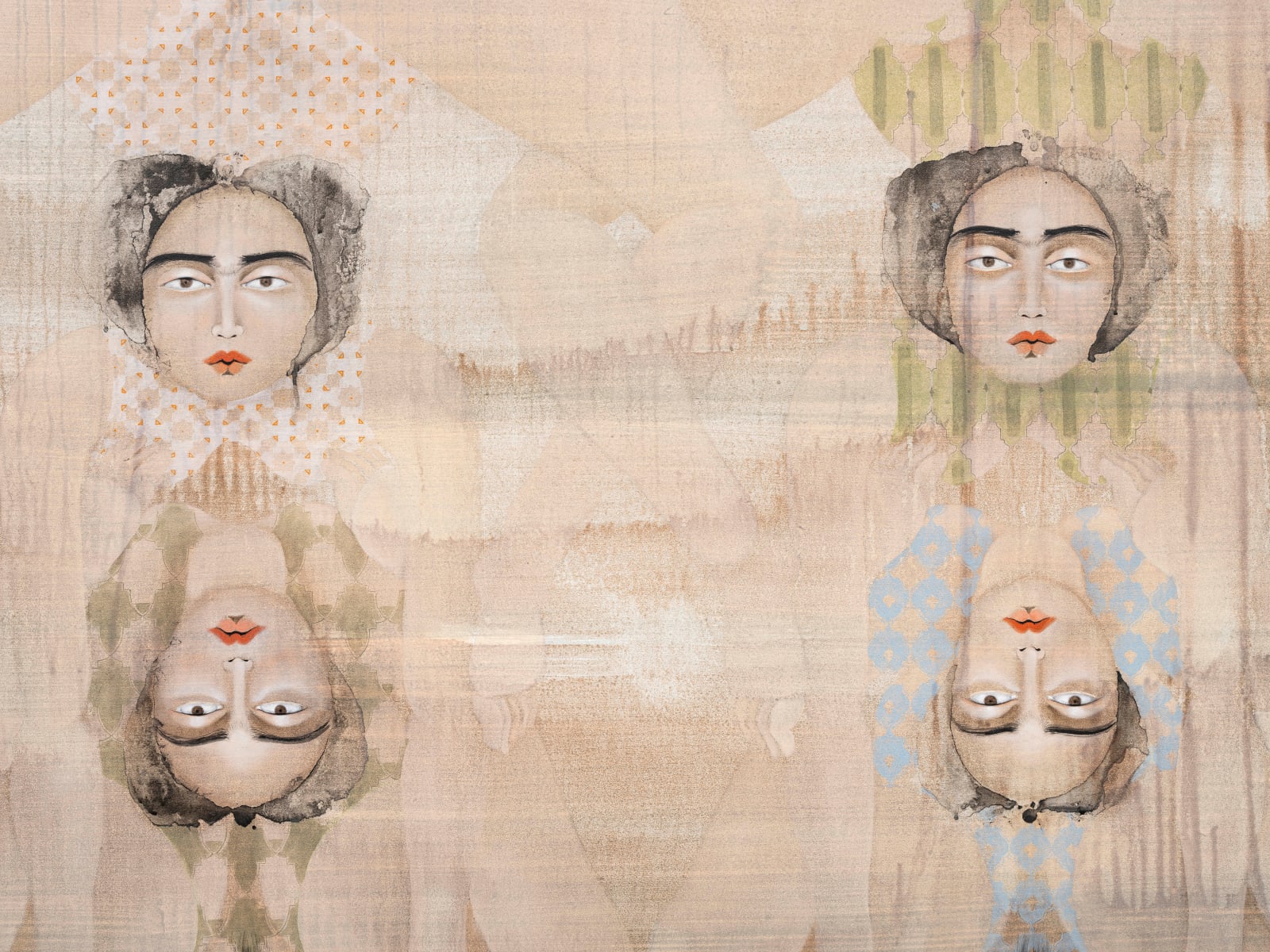 Hayv Kahraman, 6 Bends, 2020