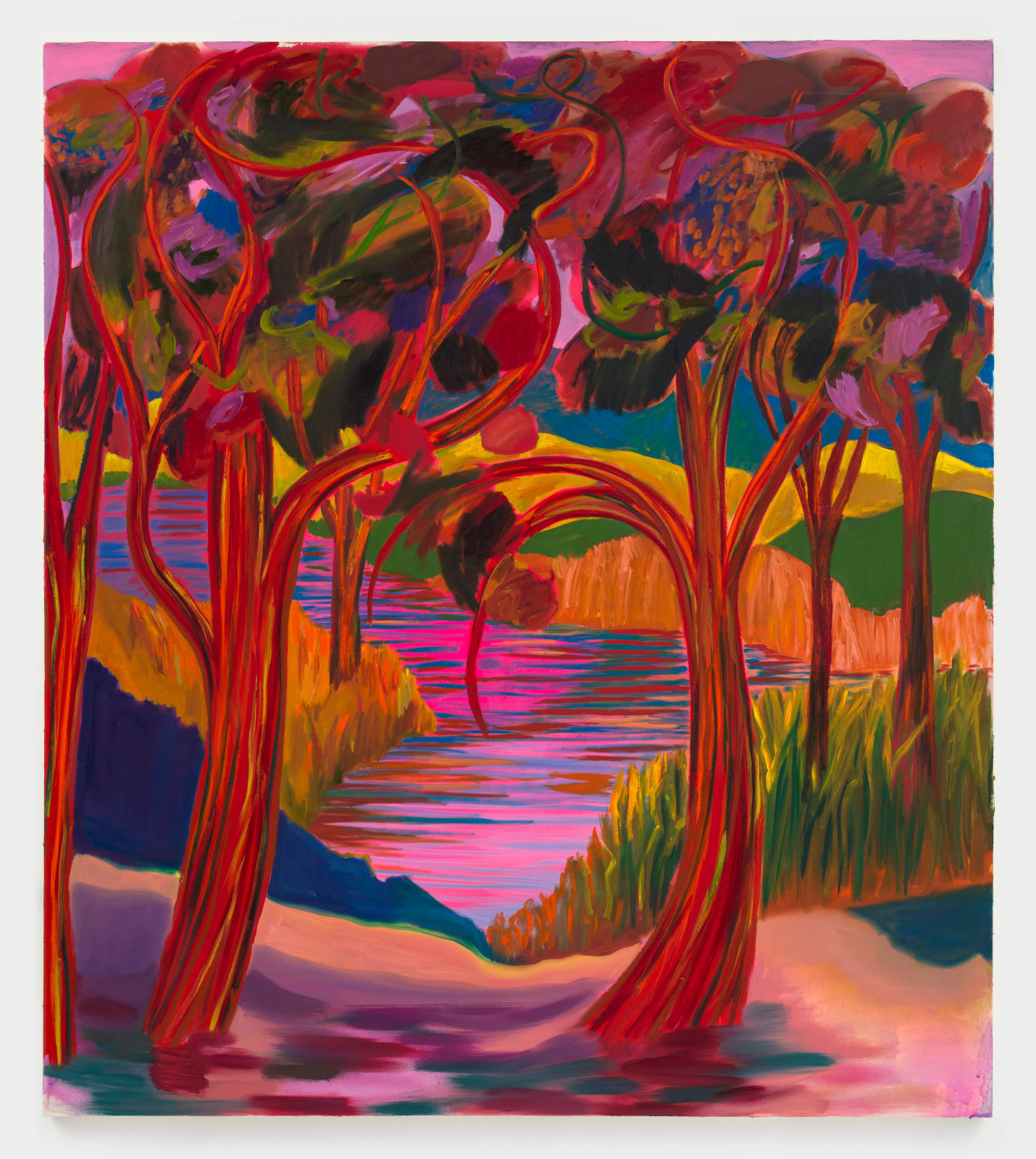 Shara Hughes, Chaos in the Air, 2020