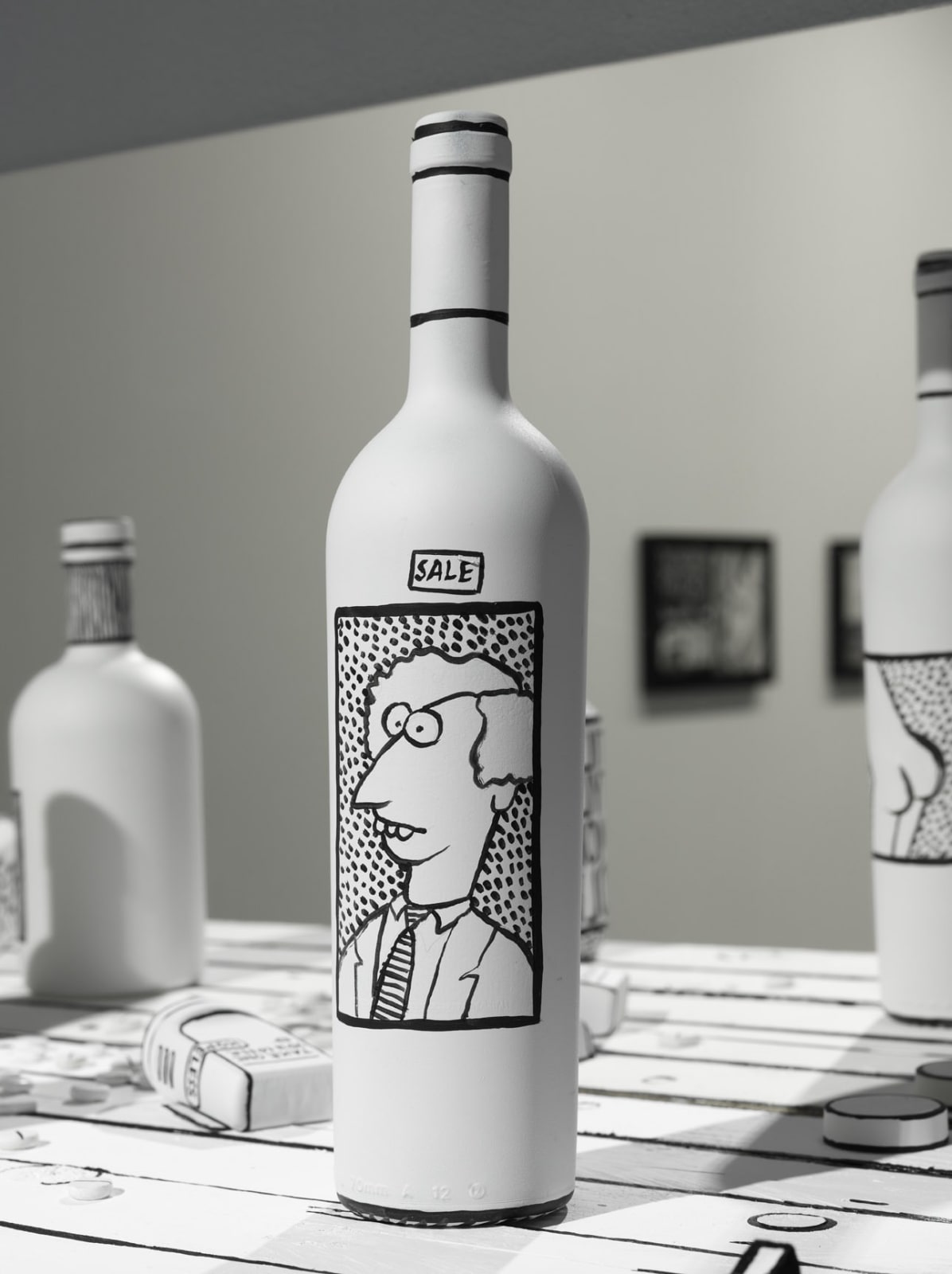 Mary Reid Kelley and Patrick Kelley, Pasiphae's Liquor Cabinet, 2014