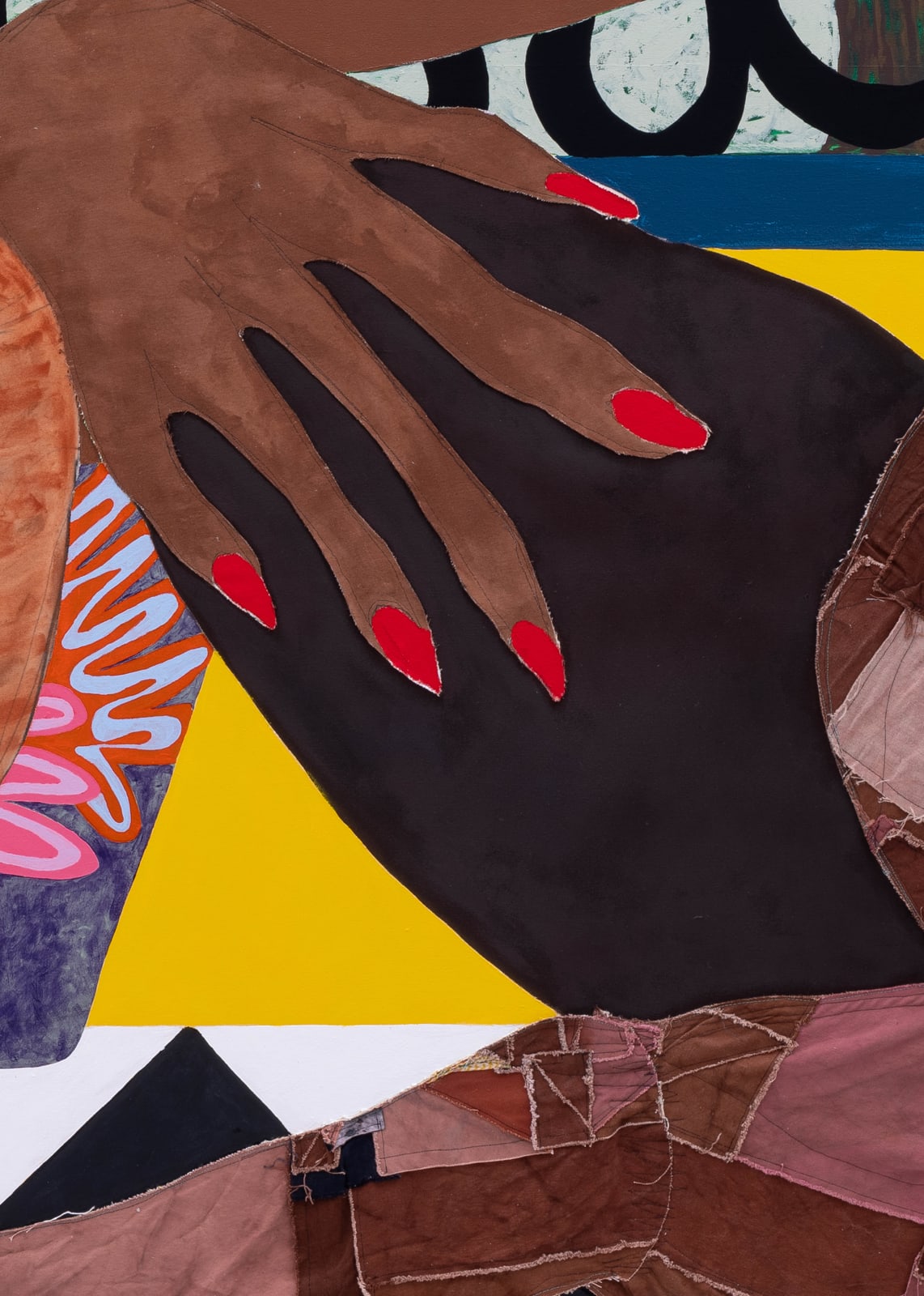 Tschabalala Self, Anthurium, 2023