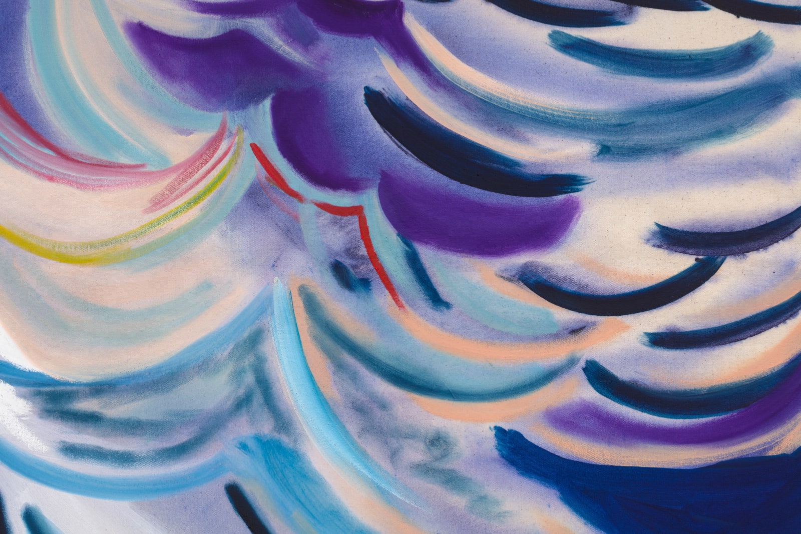Shara Hughes, Some Seas Just Don't Mix, 2023