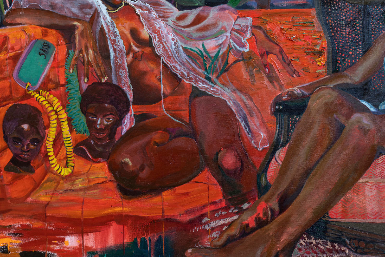 Gisela McDaniel, Complex Faces, 2020