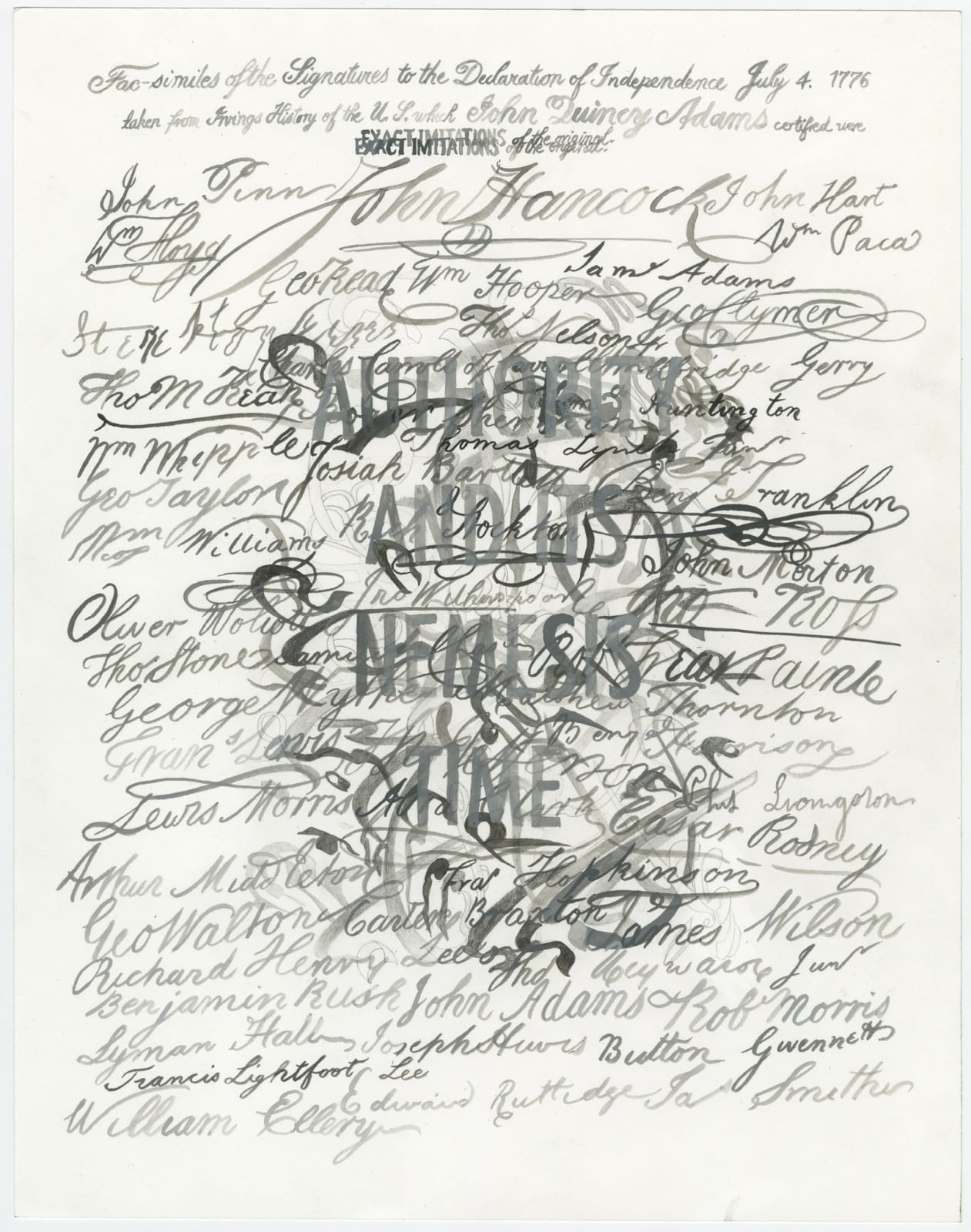 Shahzia Sikander, Exact Imitation of the Original, 2009