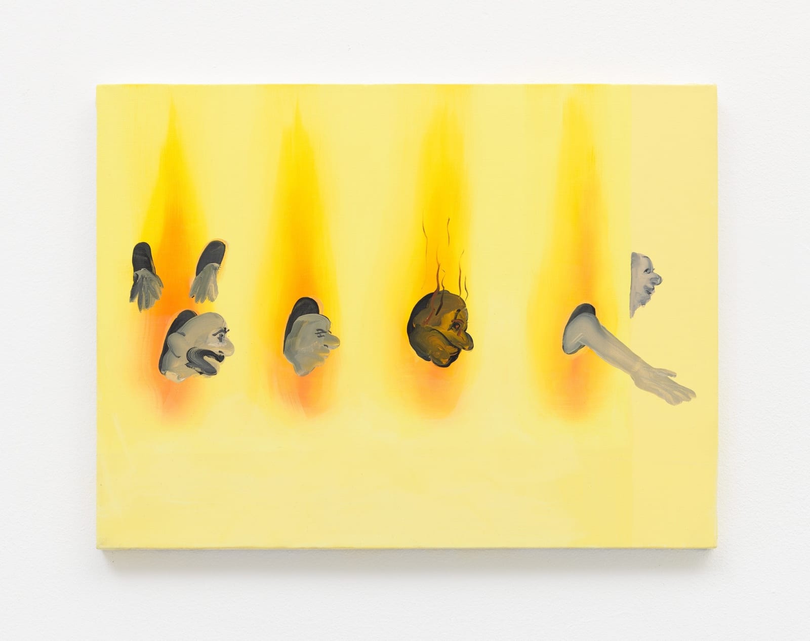 Tala Madani, Four Flames, 2011