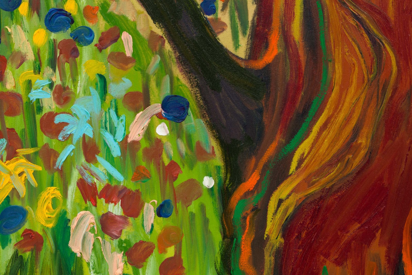 Shara Hughes, Growing Pains, 2022