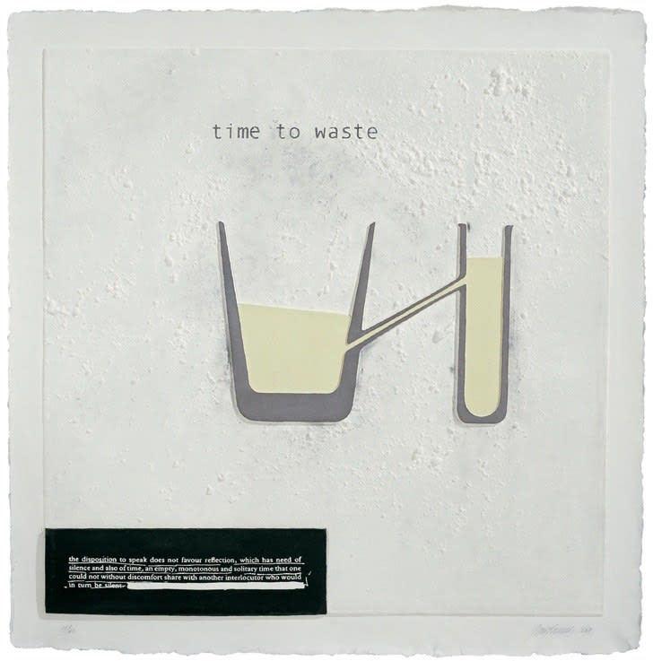 Julião Sarmento, Time to Waste, 2007