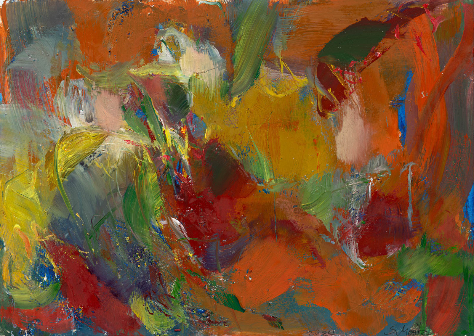 Sabine Moritz, Leaves II, 2024