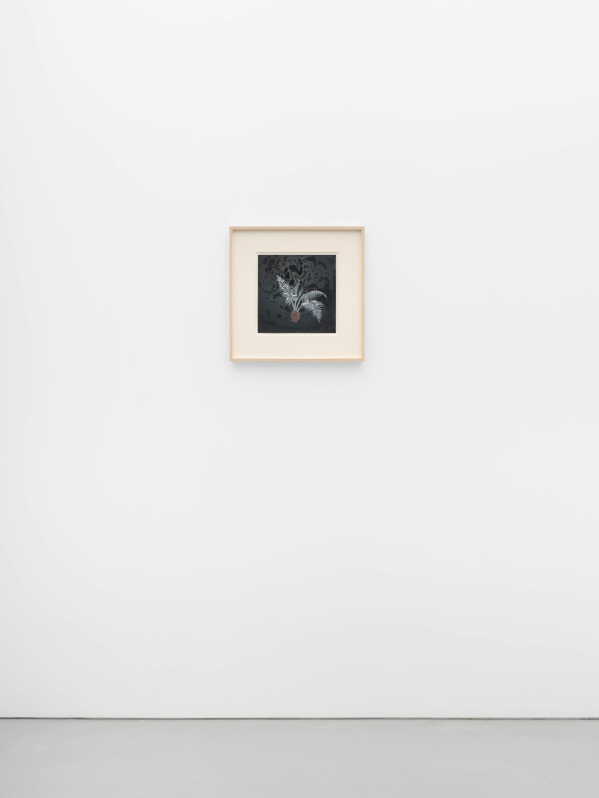 Hayv Kahraman, Nipple palm on black, 2024