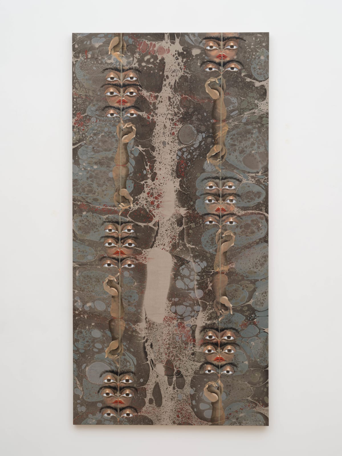 Hayv Kahraman, Generational Eyebrows, 2024