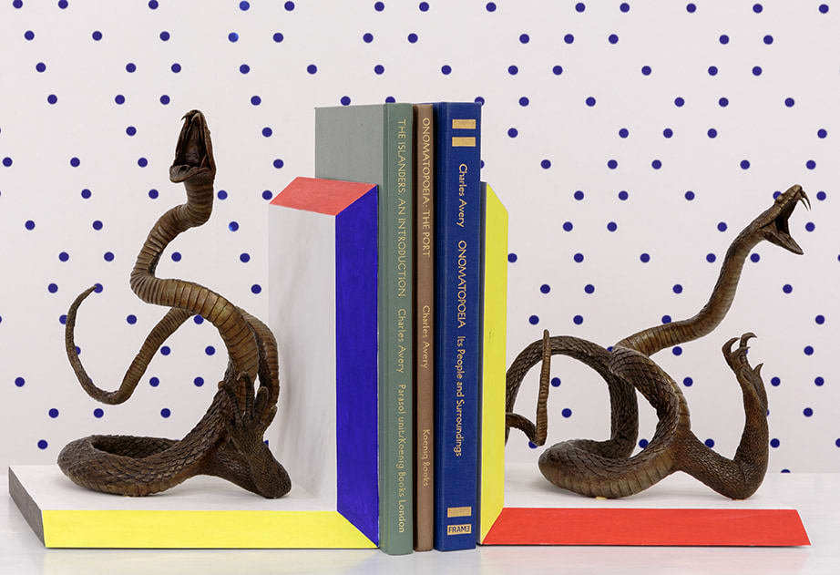 Charles Avery, Untitled (Bookends), 2012-2013