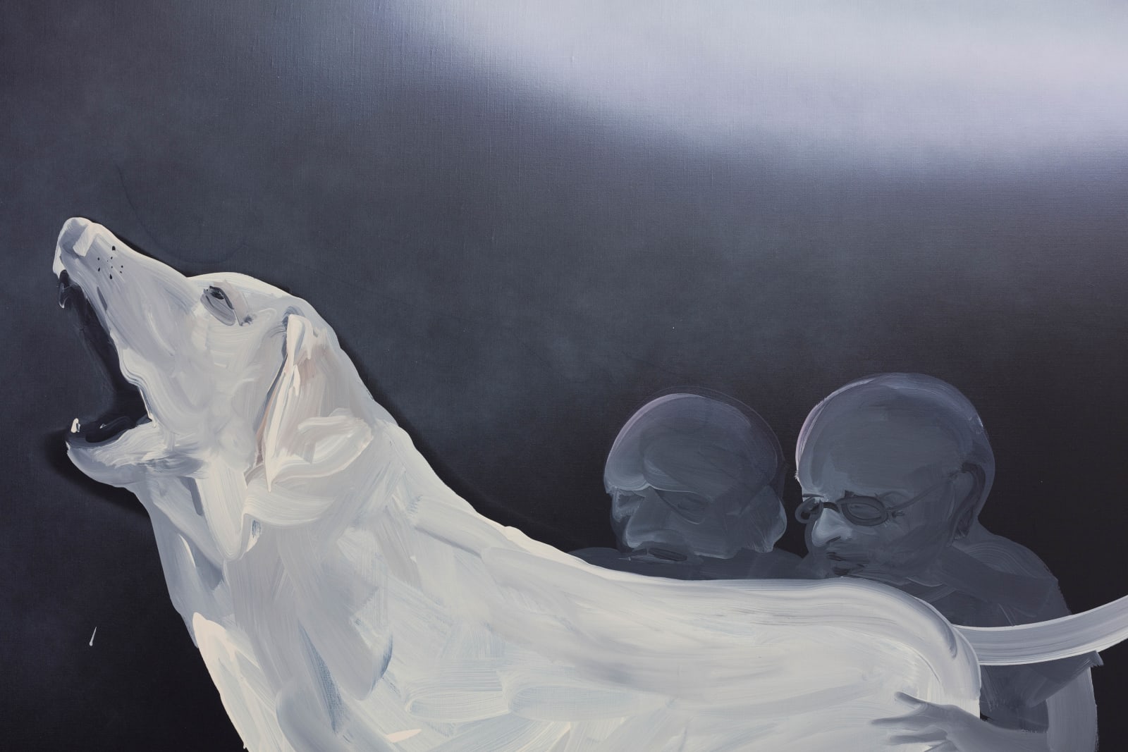 Tala Madani, Corner Projection (Dog), 2019