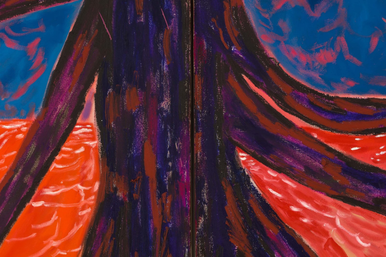 Shara Hughes, Collide, 2022