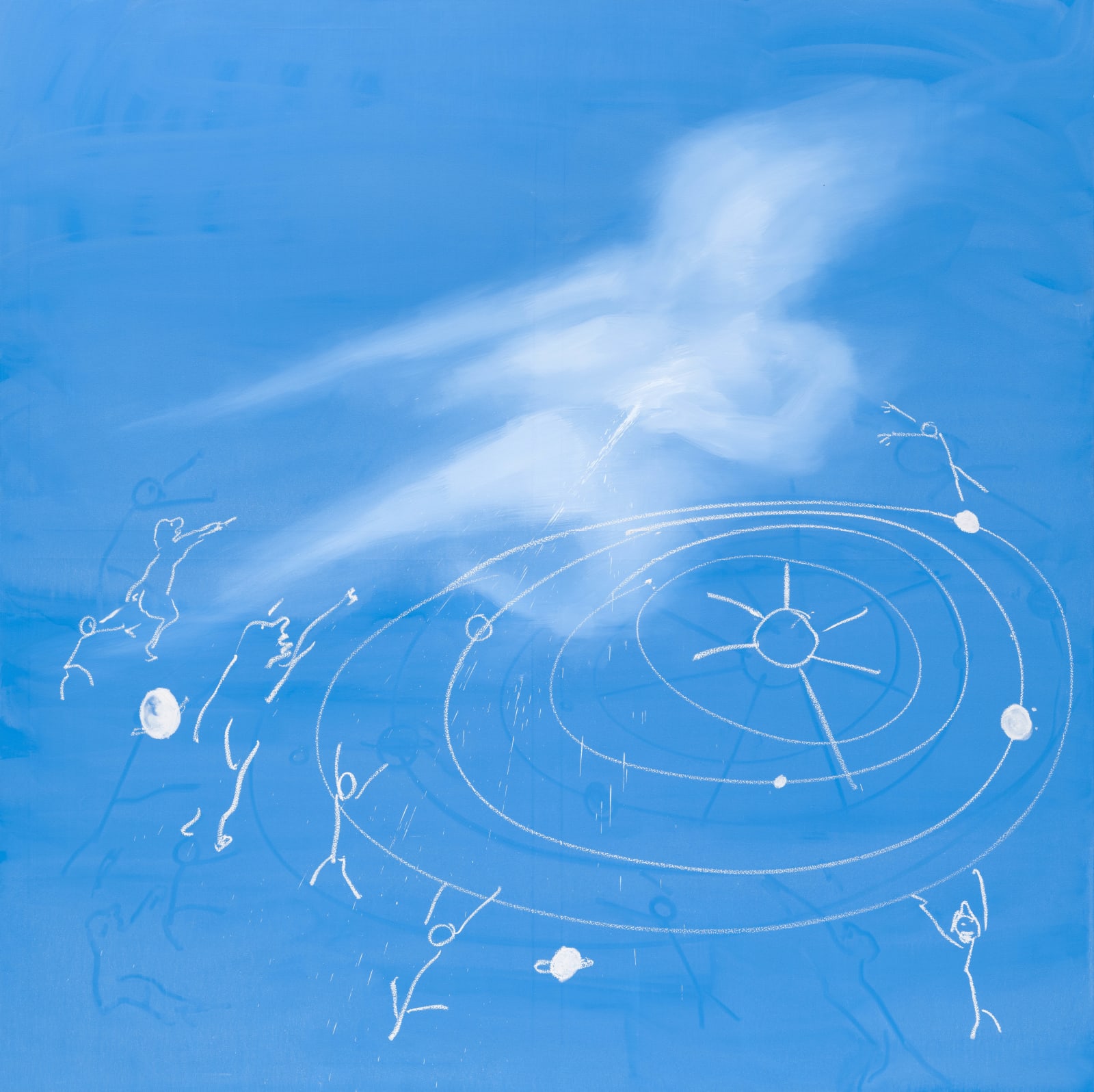 Tala Madani, Cloud Mommy (Orbits), 2022