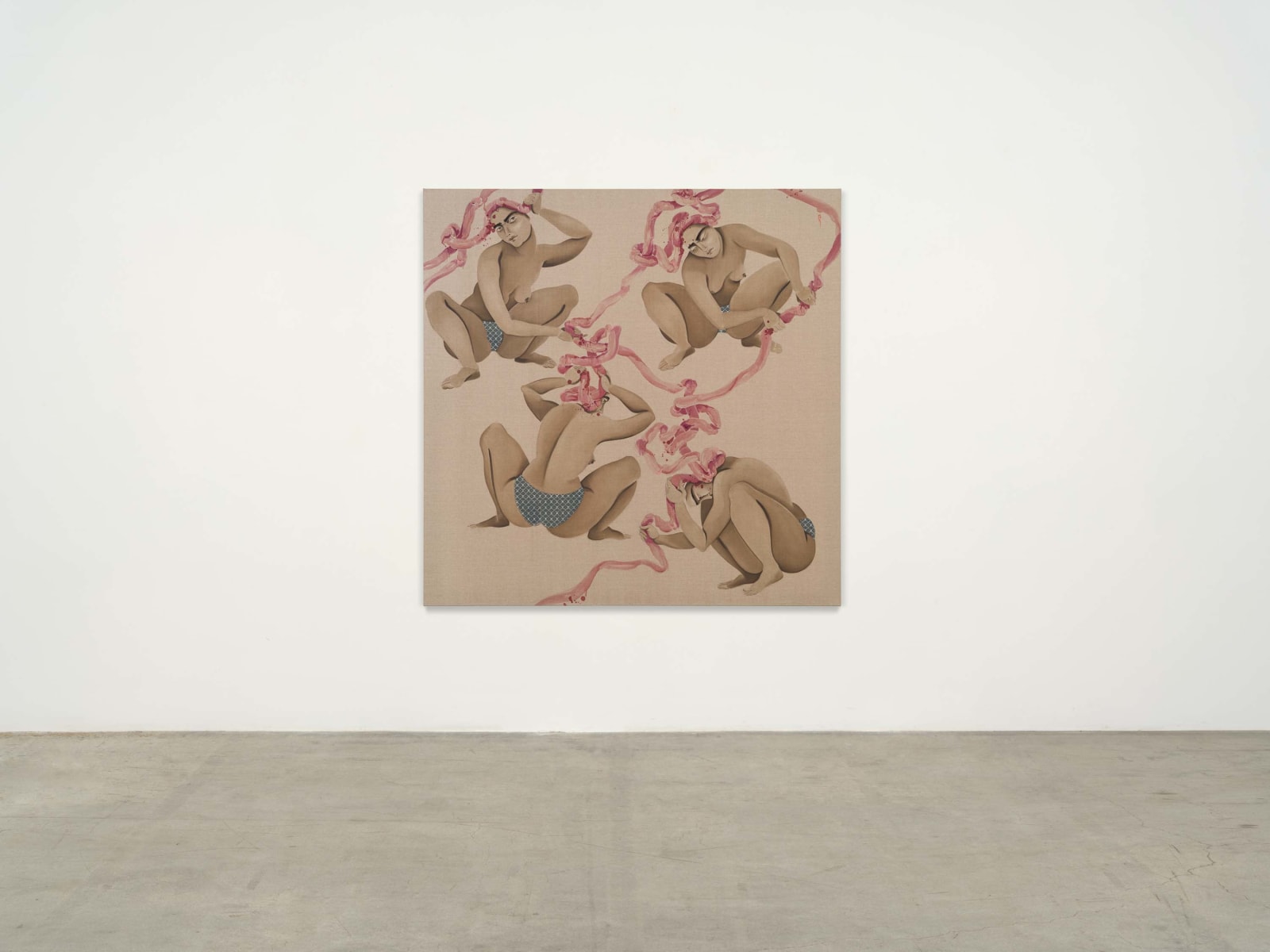 Hayv Kahraman, Entanglements with torshi no.2, 2022
