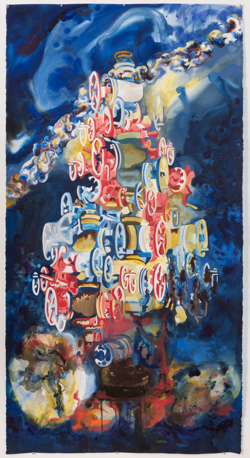 Shahzia Sikander, Sub Blues, 2019-2020