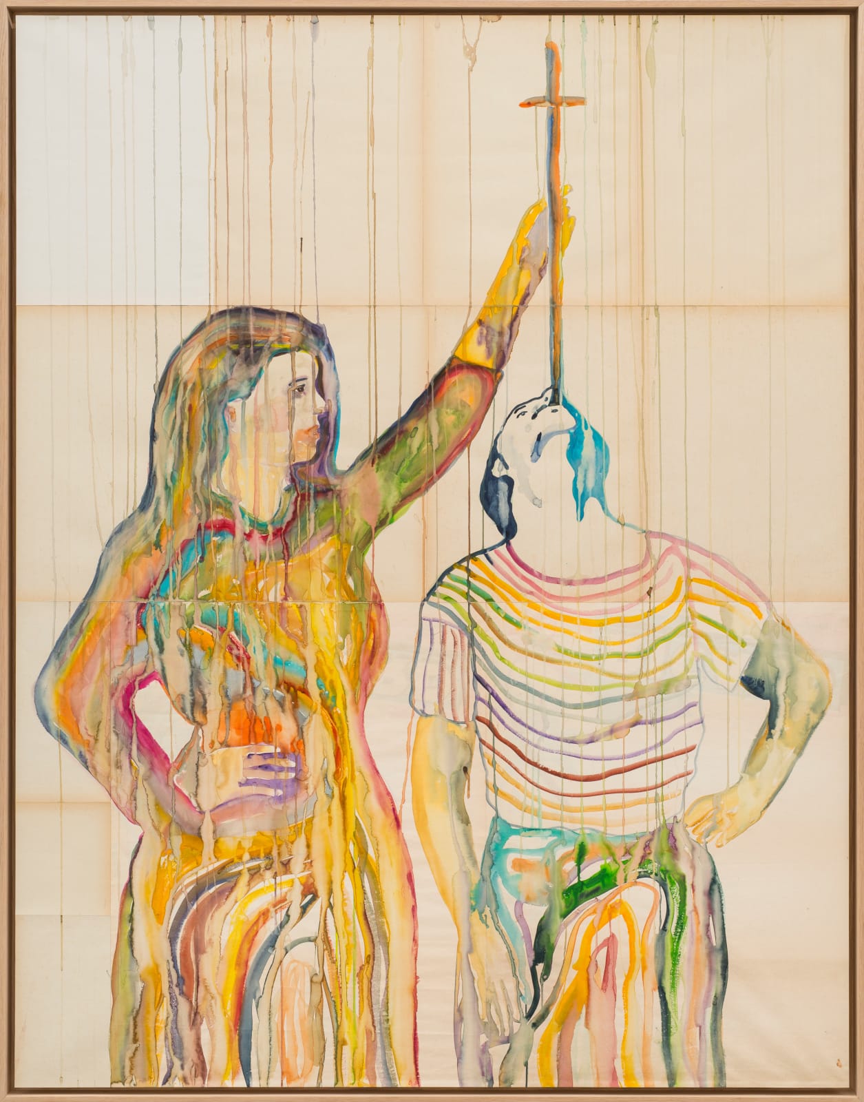 Ulla von Brandenburg, "Woman, Man, dancing", 2016
