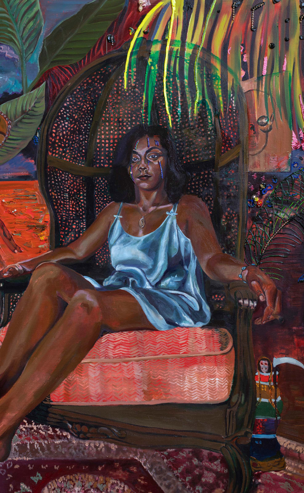 Gisela McDaniel, Complex Faces, 2020