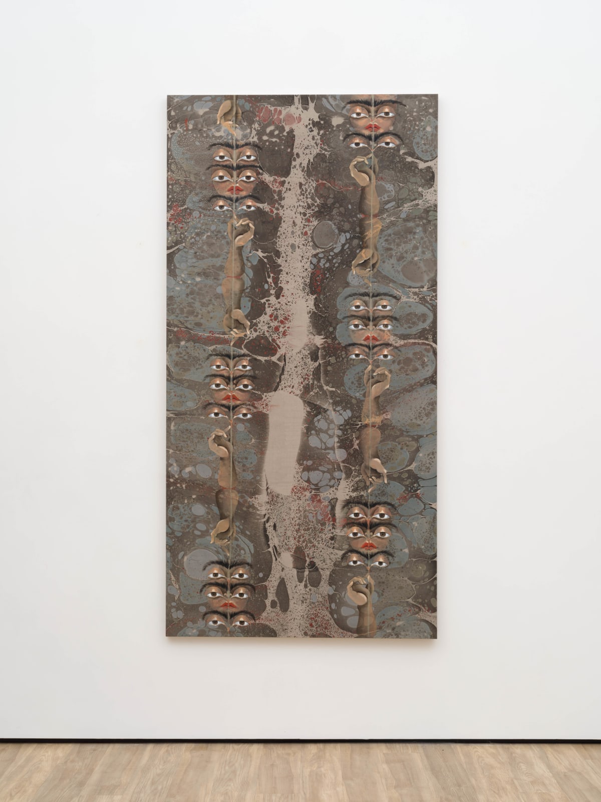 Hayv Kahraman, Generational Eyebrows, 2024