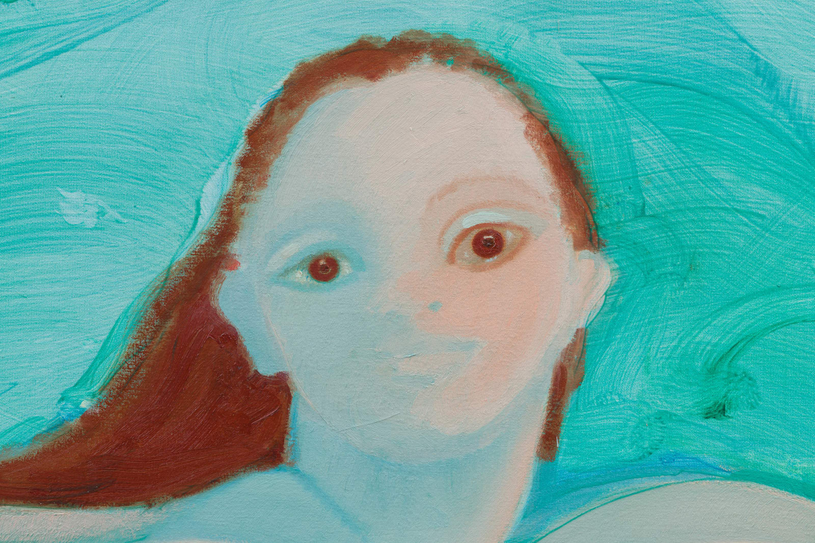 Sofia Mitsola, Aquamarina, Caryatids, Opalescent Skies, 2021