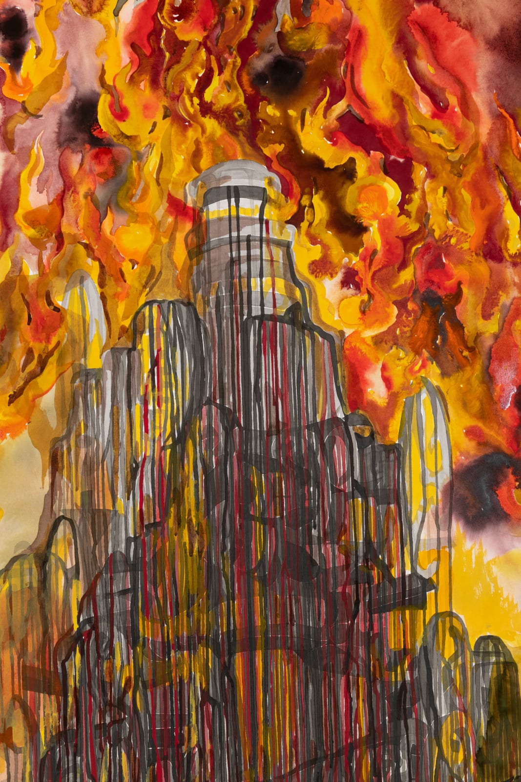 Shahzia Sikander, Flared, 2020